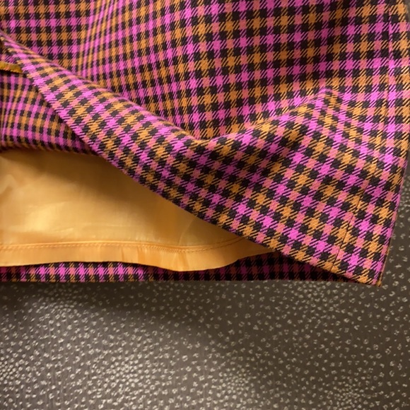 🔥🔥🔥Tara Jarmon Jupe Plaid Skirt - Picture 6 of 8